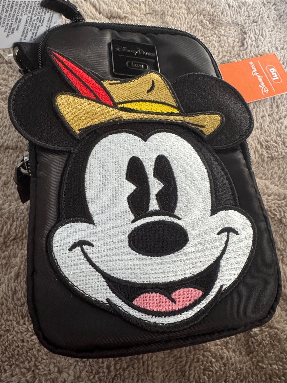 Disney Parks x Lug Black Mickey Mouse Crossbody Bag - Picture 5 of 5